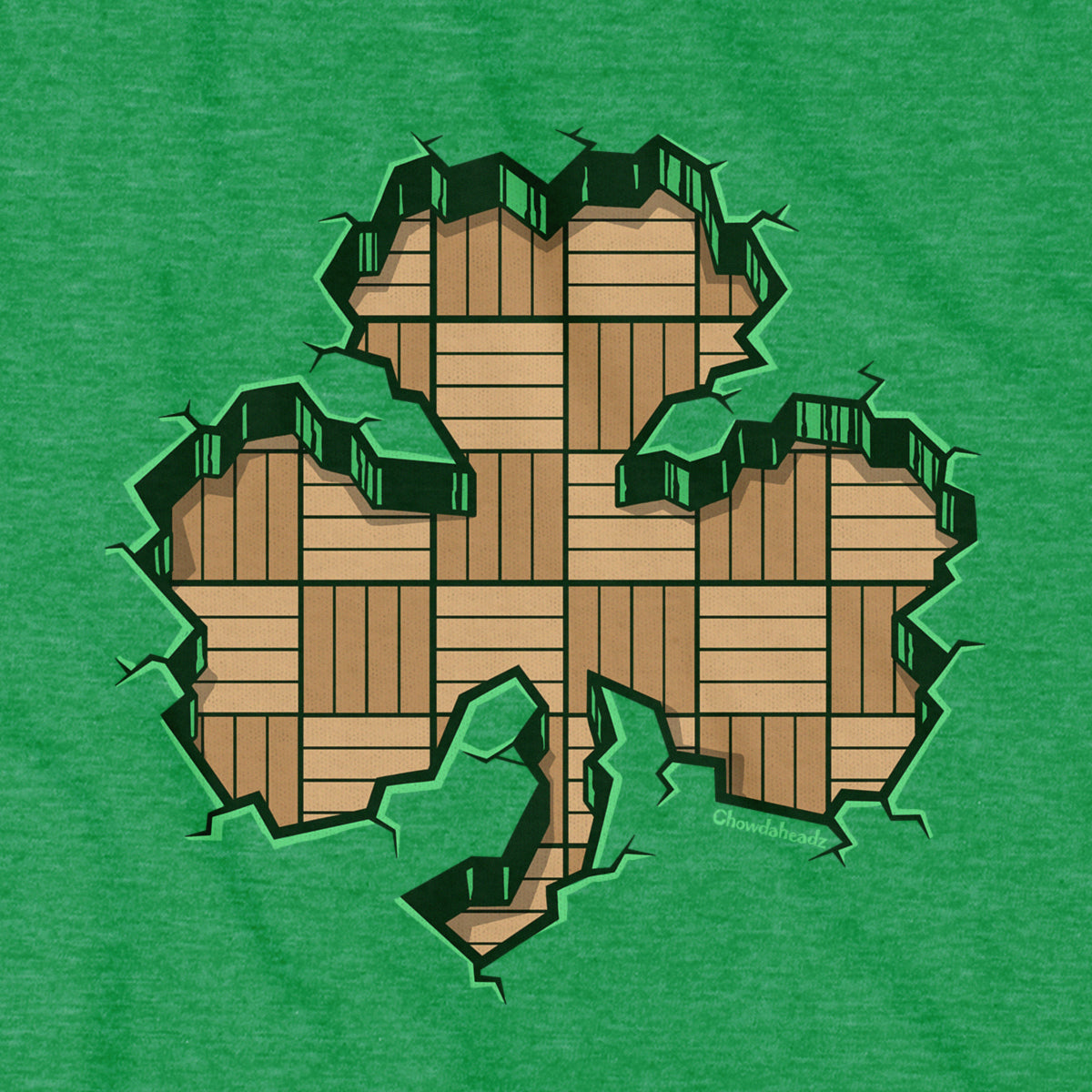 Smashed Shamrock Parquet T-Shirt product image 2