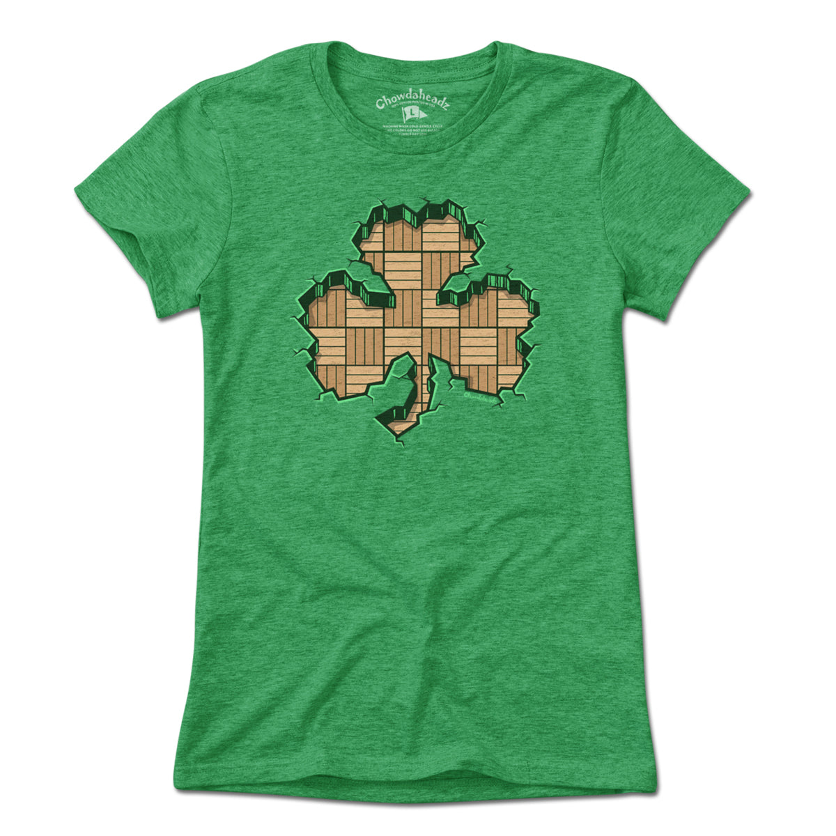 Smashed Shamrock Parquet T-Shirt product image 3