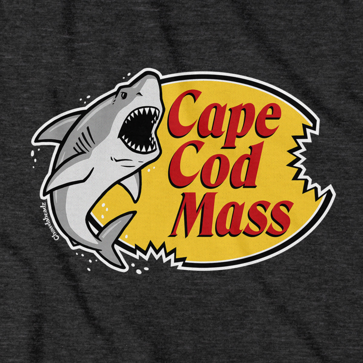 Cape Cod Mass Shark Logo T-Shirt product image 10