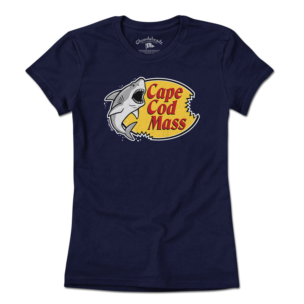 Cape Cod Mass Shark Logo T-Shirt product image 8
