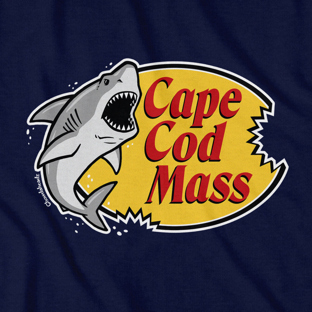 Cape Cod Mass Shark Logo T-Shirt product image 6