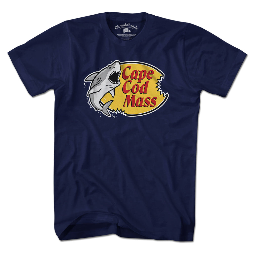 Cape Cod Mass Shark Logo T-Shirt product image 5