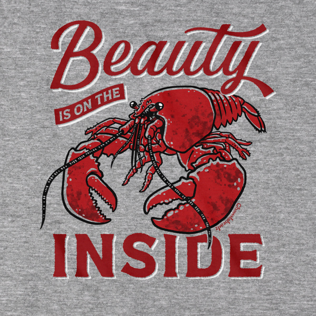Beauty Is On The Inside Lobster T-Shirt product image 2