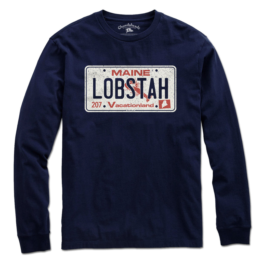 Maine Lobstah License Plate T-Shirt product image 5
