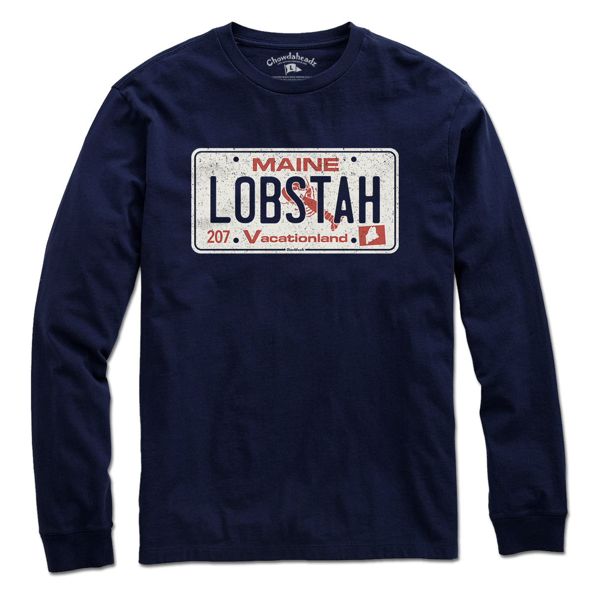 Maine Lobstah License Plate T-Shirt product image 5