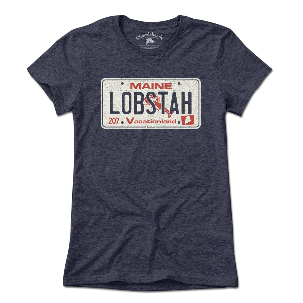 Maine Lobstah License Plate T-Shirt product image 6