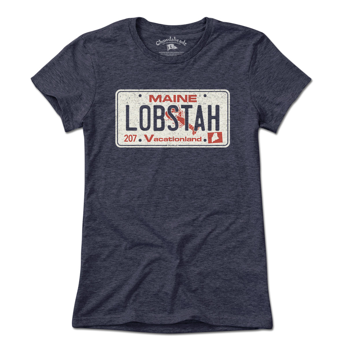 Maine Lobstah License Plate T-Shirt product image 6