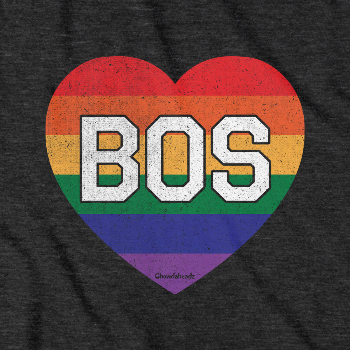 BOS Rainbow Heart Hoodie product image 2