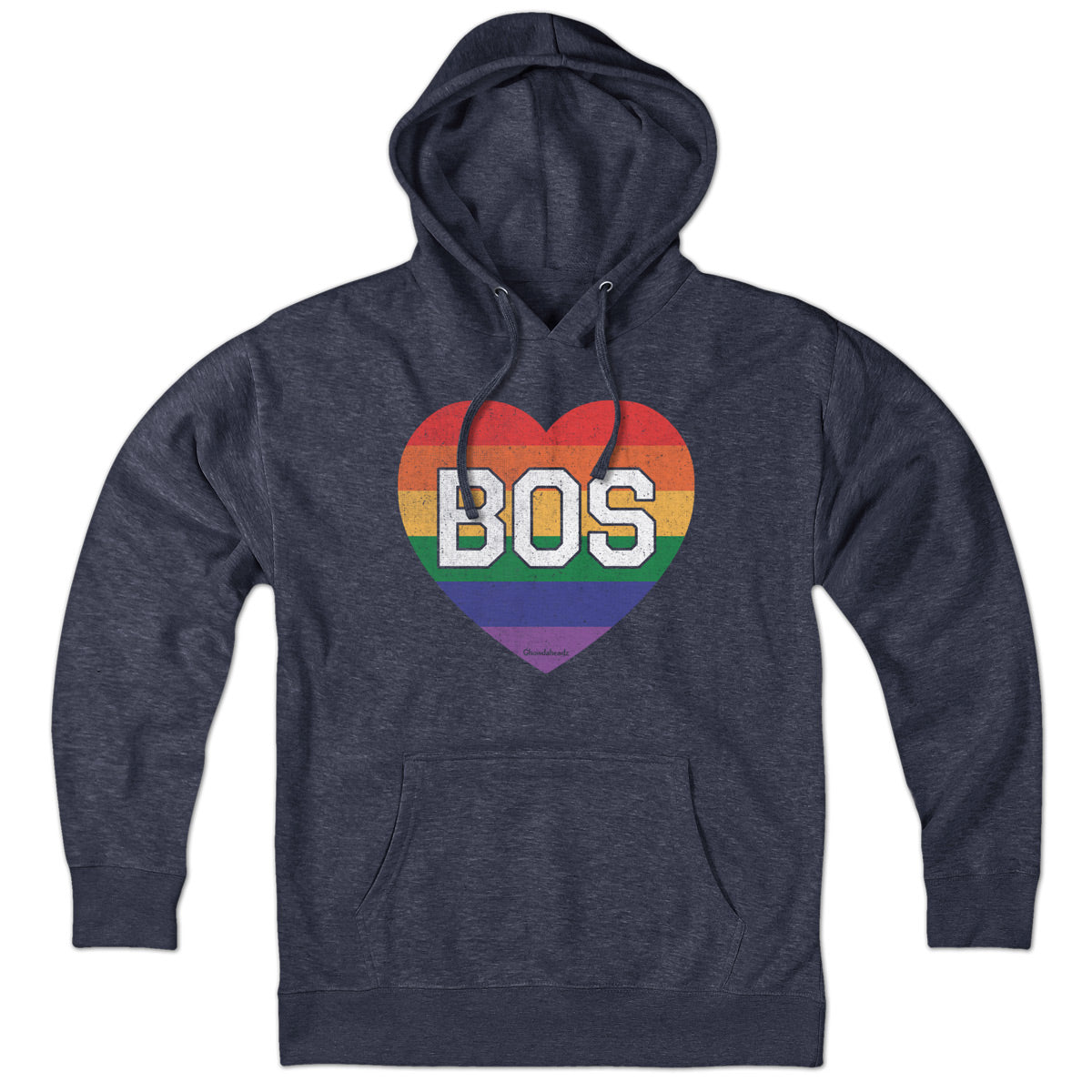 BOS Rainbow Heart Hoodie product image 3