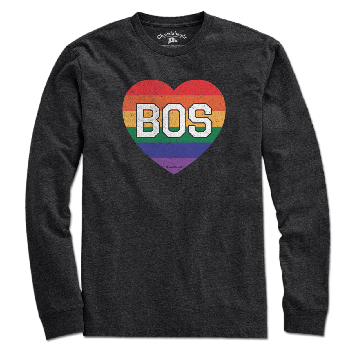 BOS Rainbow Heart T-Shirt product image 5