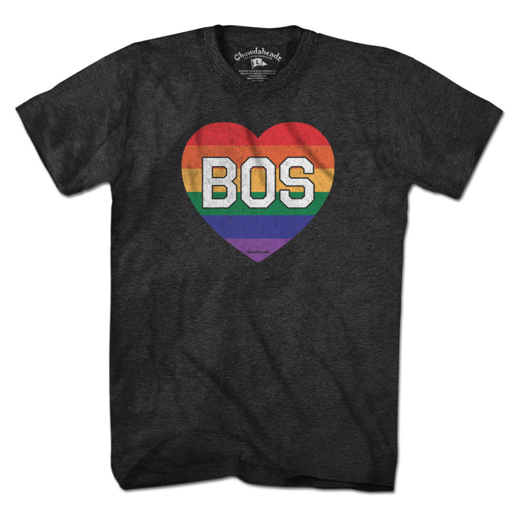 BOS Rainbow Heart T-Shirt product image 1