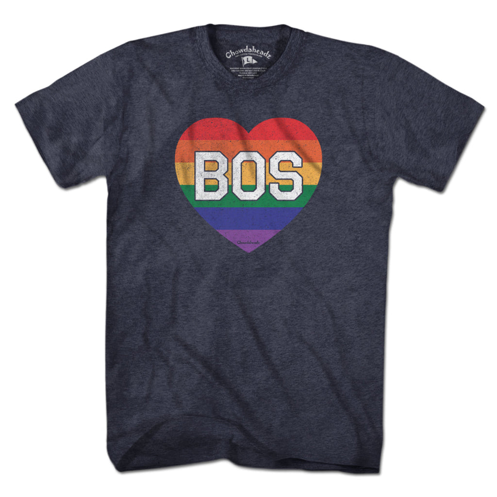 BOS Rainbow Heart T-Shirt product image 3