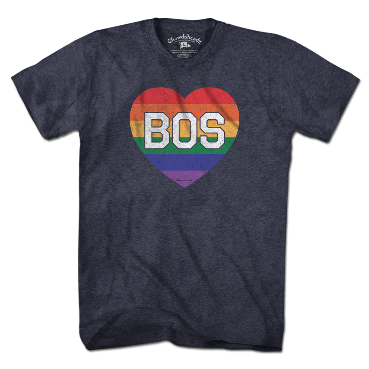 BOS Rainbow Heart T-Shirt product image 3