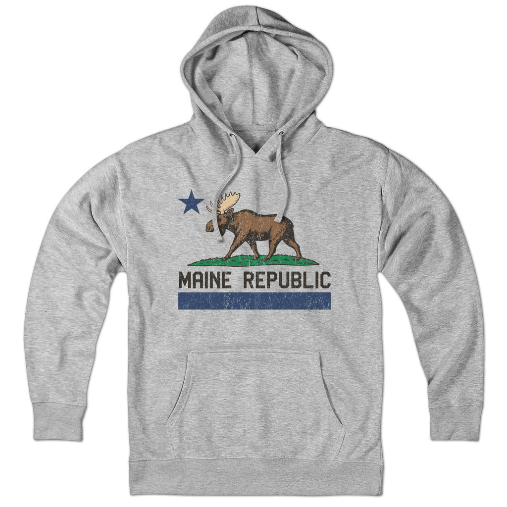 Maine Republic Moose Hoodie product image 1
