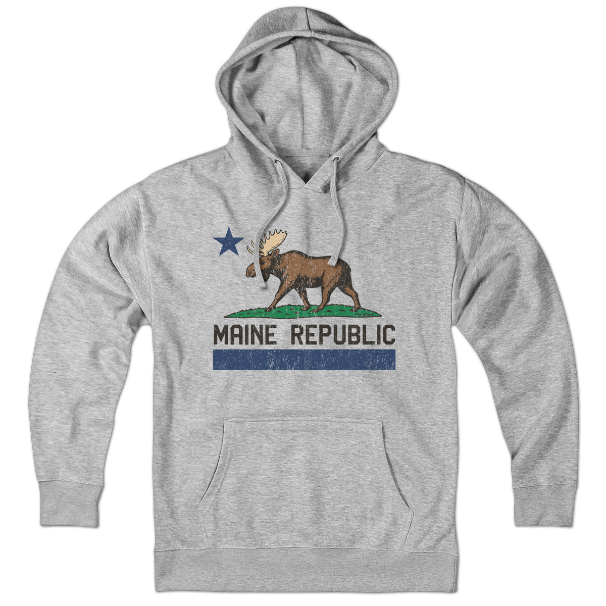 Maine Republic Moose Hoodie product image 1
