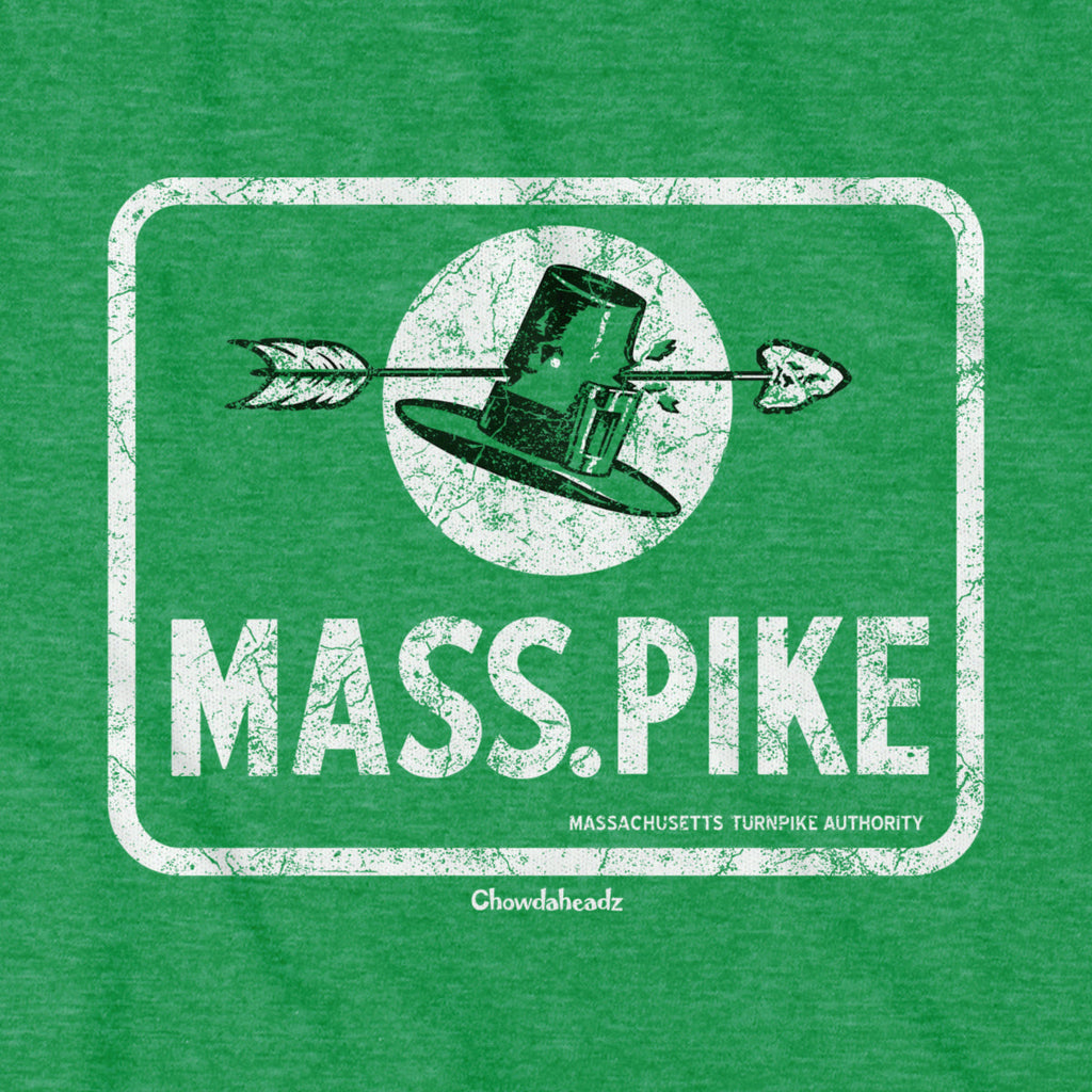 Vintage Mass Pike Sign T-Shirt product image 4