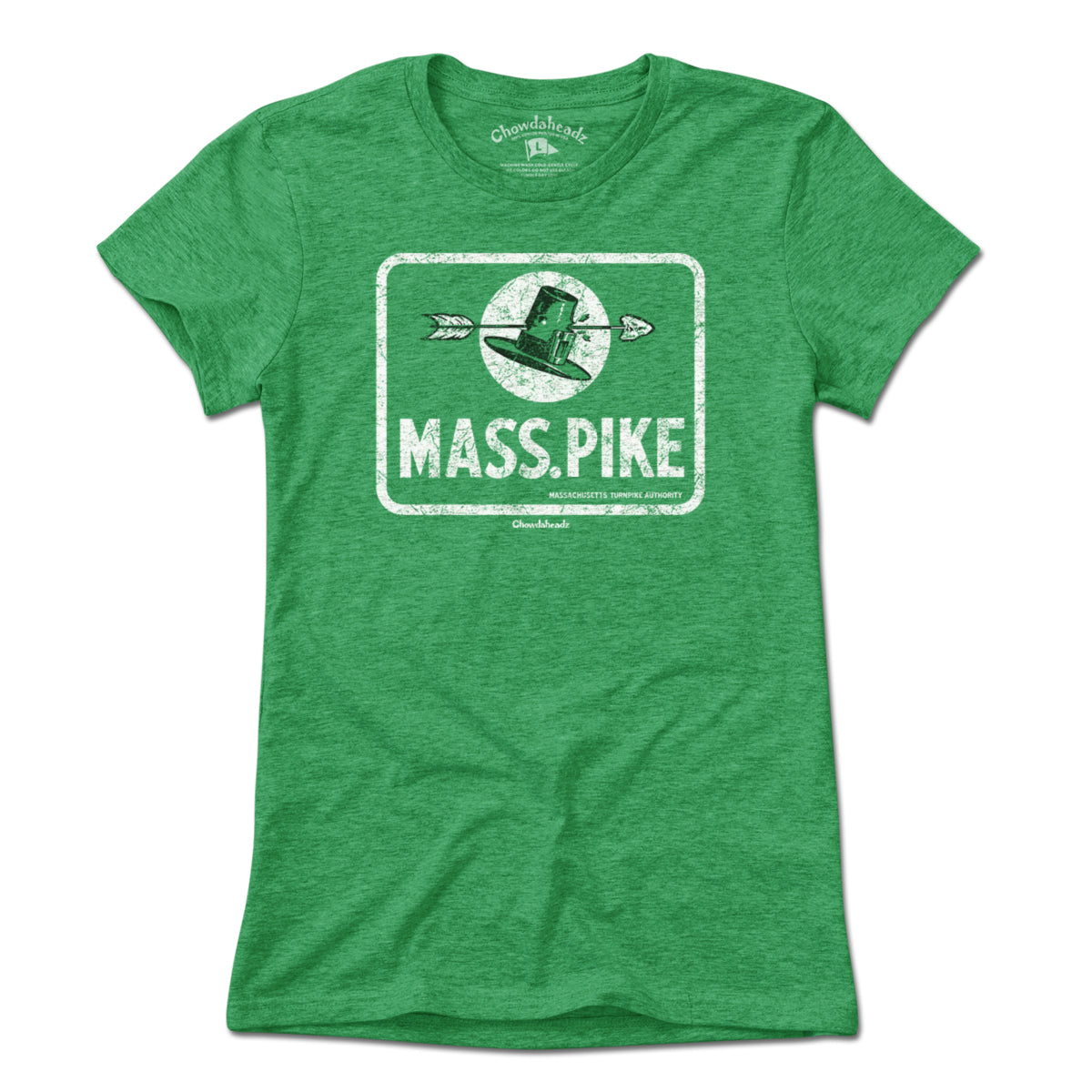 Vintage Mass Pike Sign T-Shirt product image 5