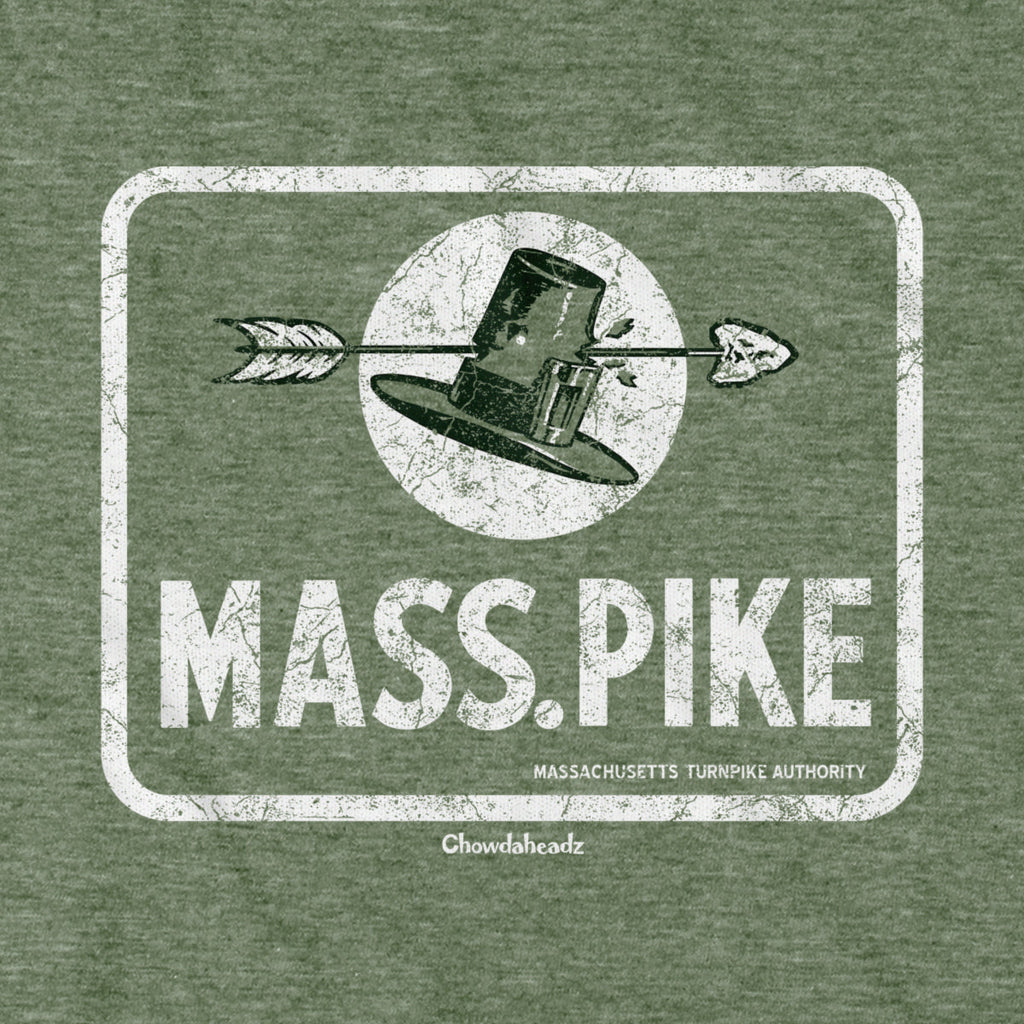 Vintage Mass Pike Sign T-Shirt product image 2