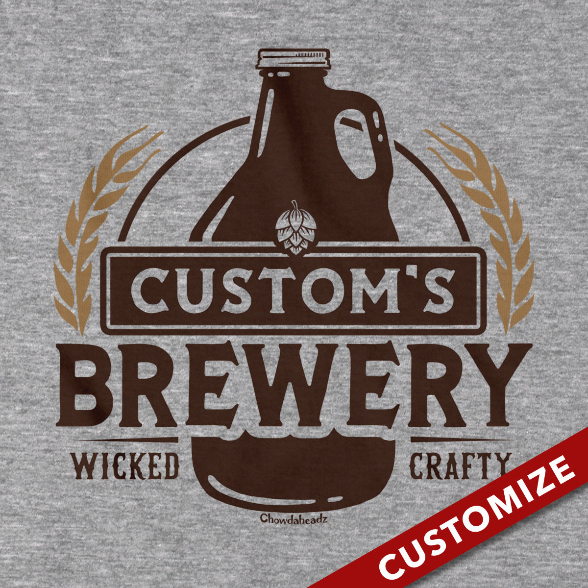 Custom Name's Brewery T-Shirt product image 2