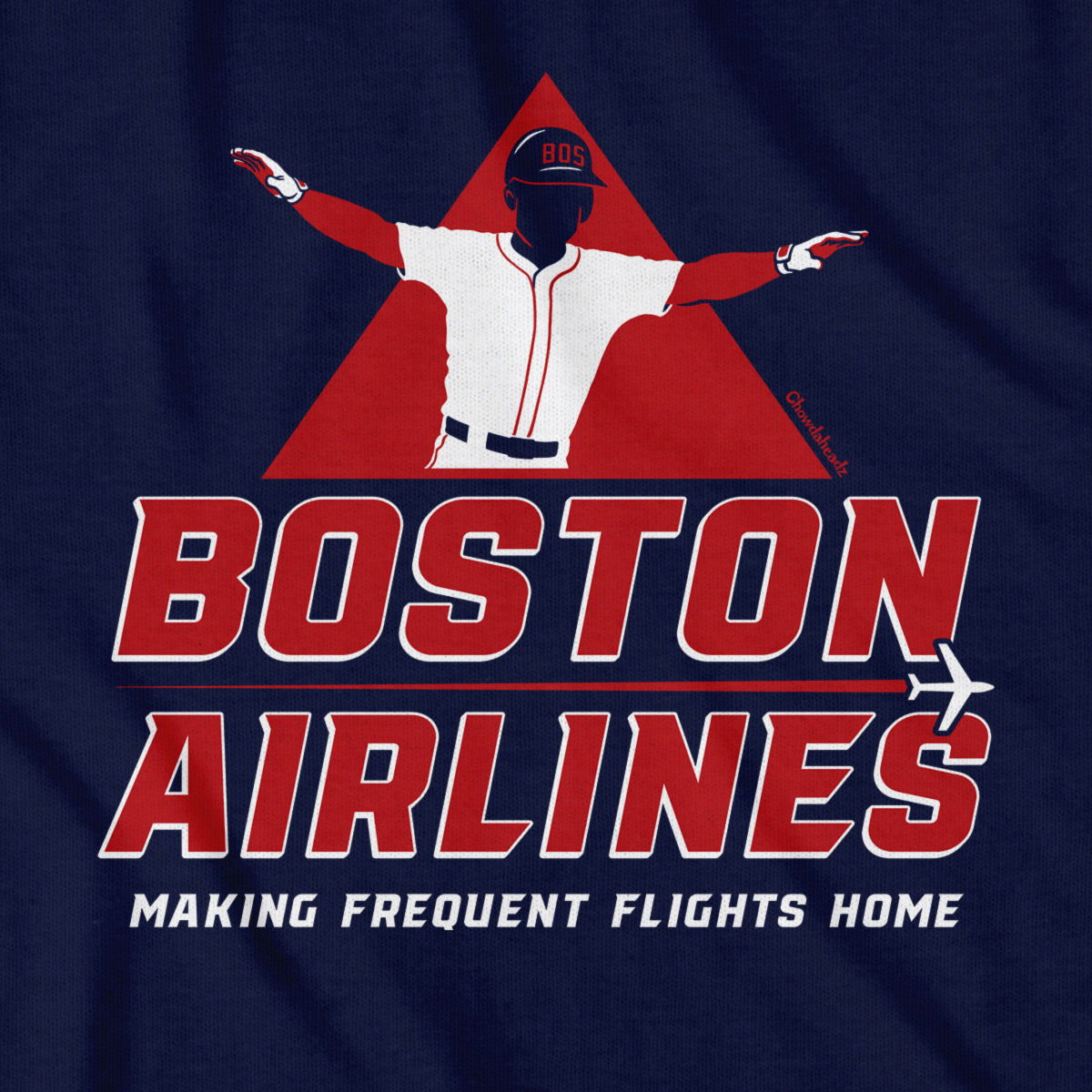 Boston Airlines Baseball Youth T-Shirt product image 2
