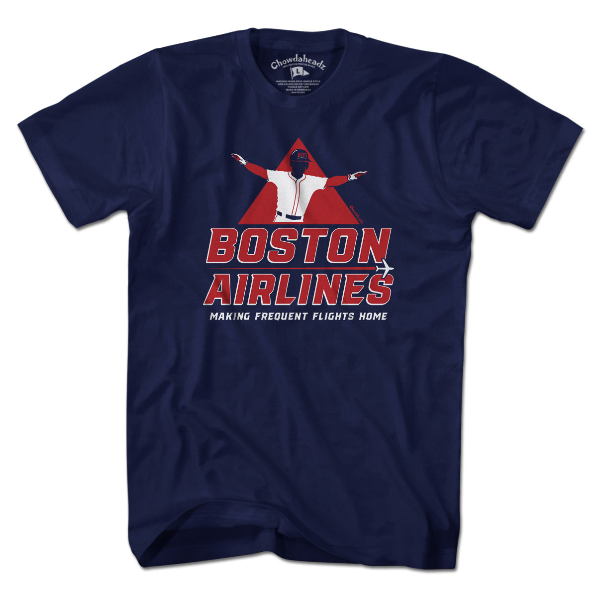 Boston Airlines Baseball T-Shirt product image 1