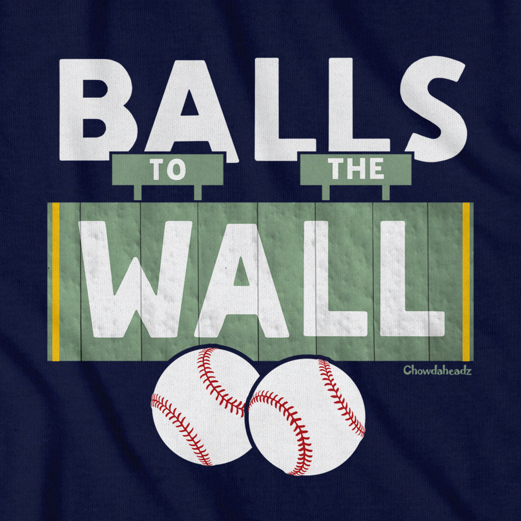 Balls To The Wall Boston Baseball T-Shirt product image 2