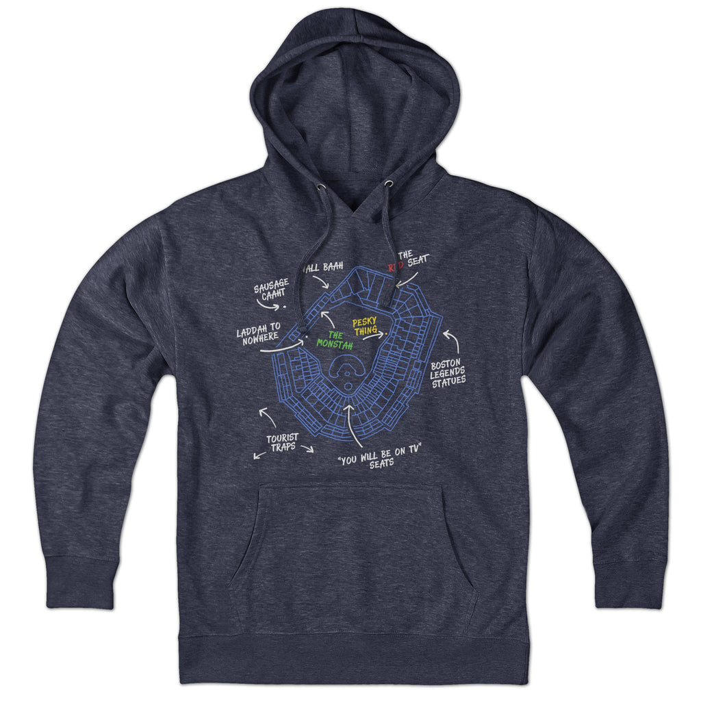 Boston's Ballpaahk Map Hoodie product image 1