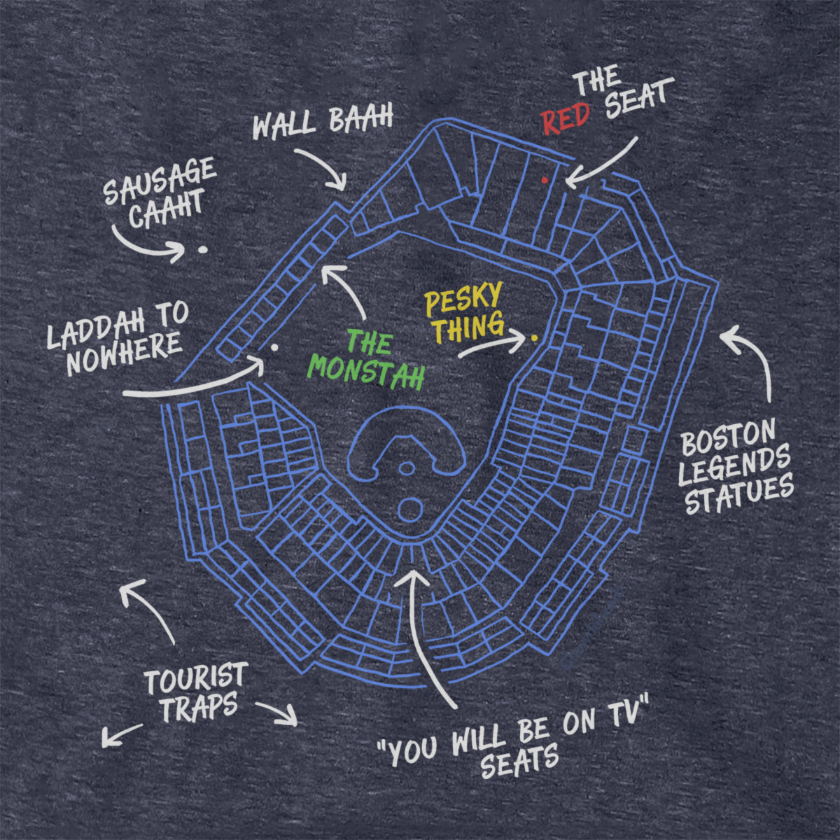 Boston's Ballpaahk Map Hoodie product image 2