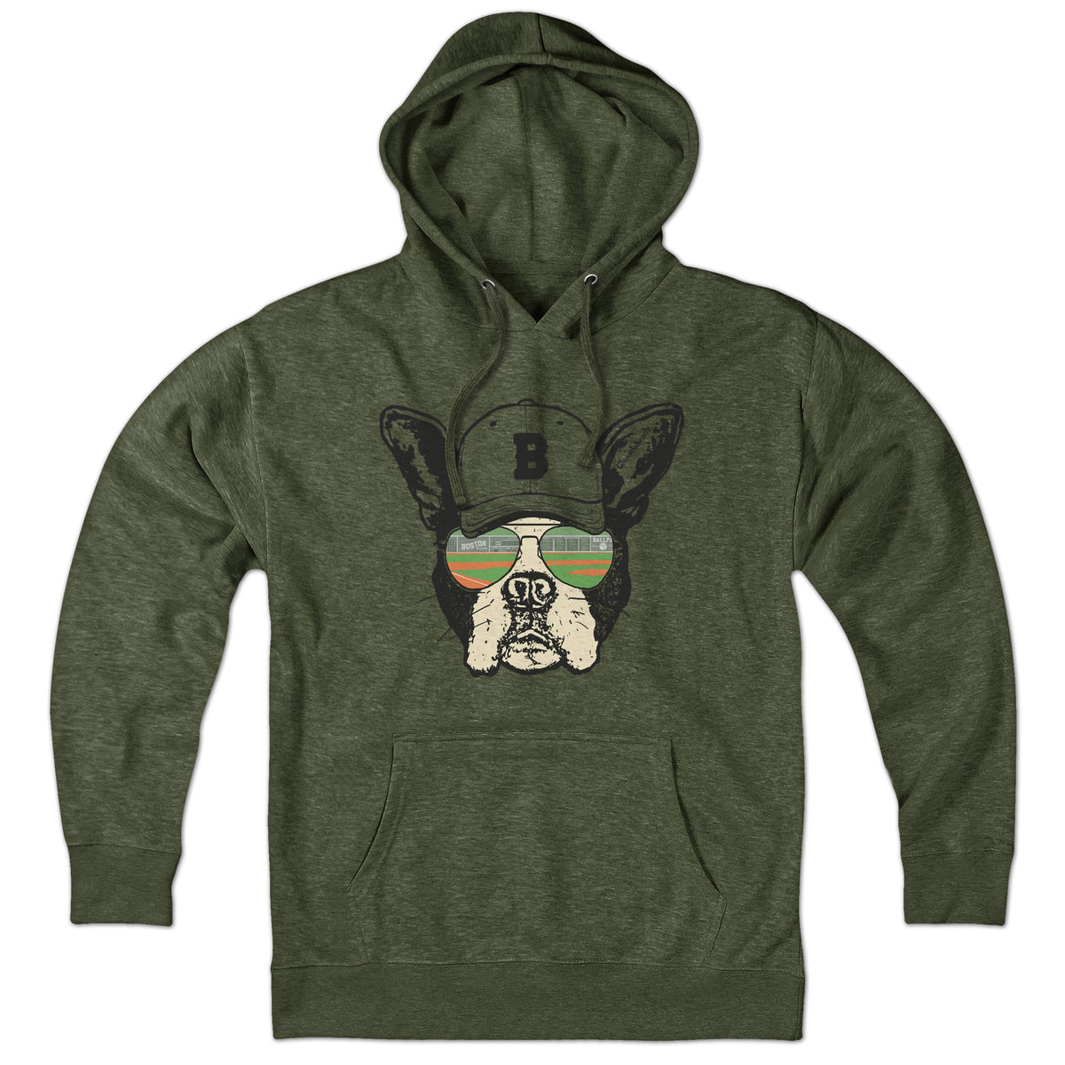 Boston Terrier Baseball Hoodie product image 3