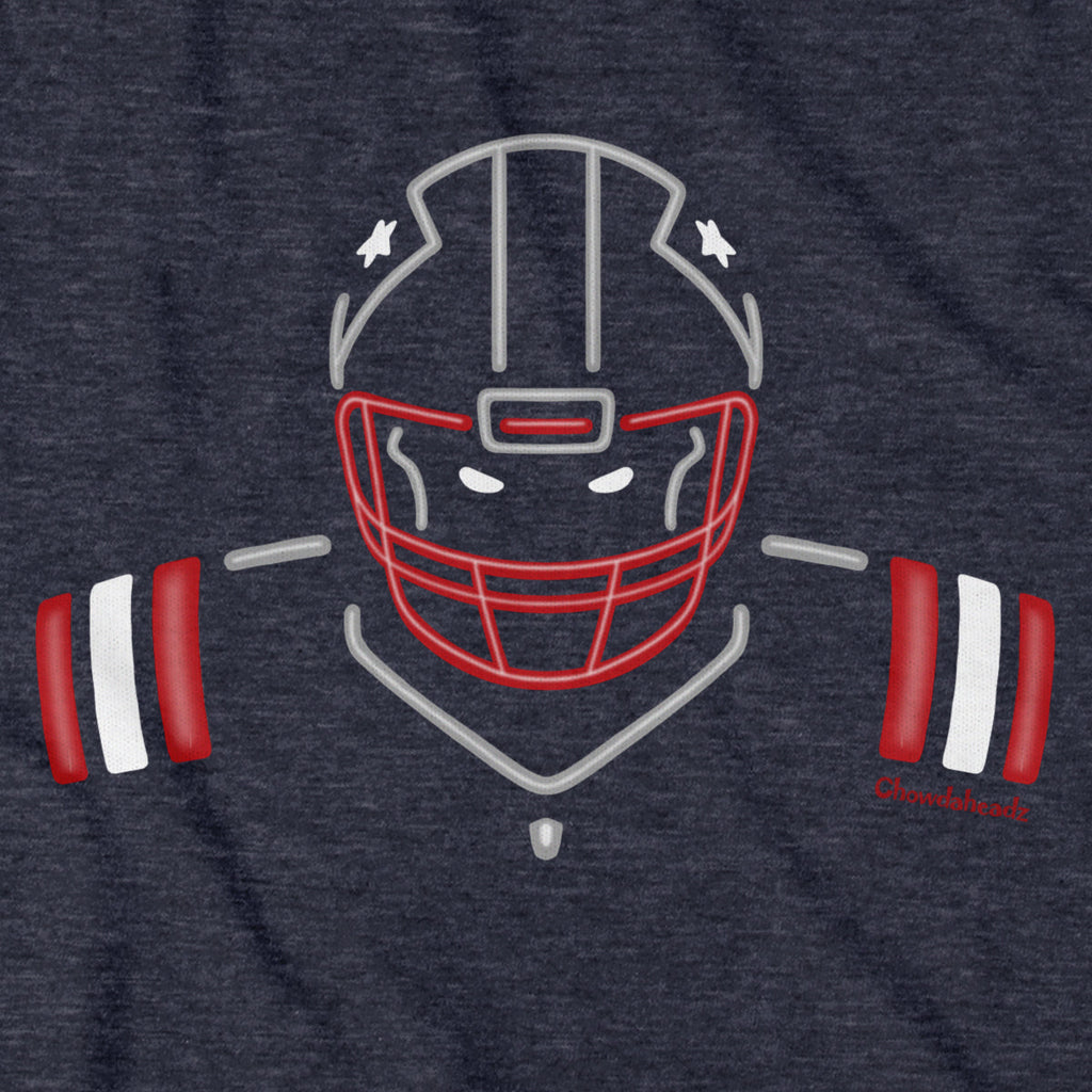 Neon New England Football Hoodie product image 2