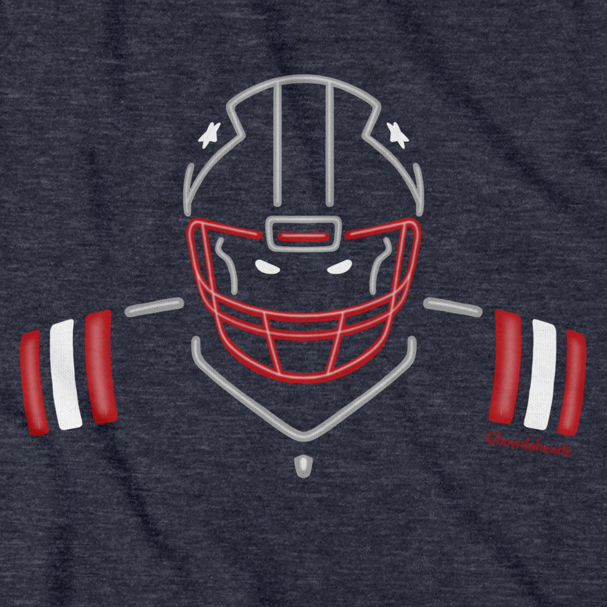 Neon New England Football Hoodie product image 2