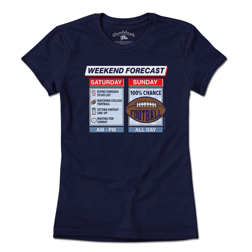 Football Weekend Forecast T-Shirt product image 4