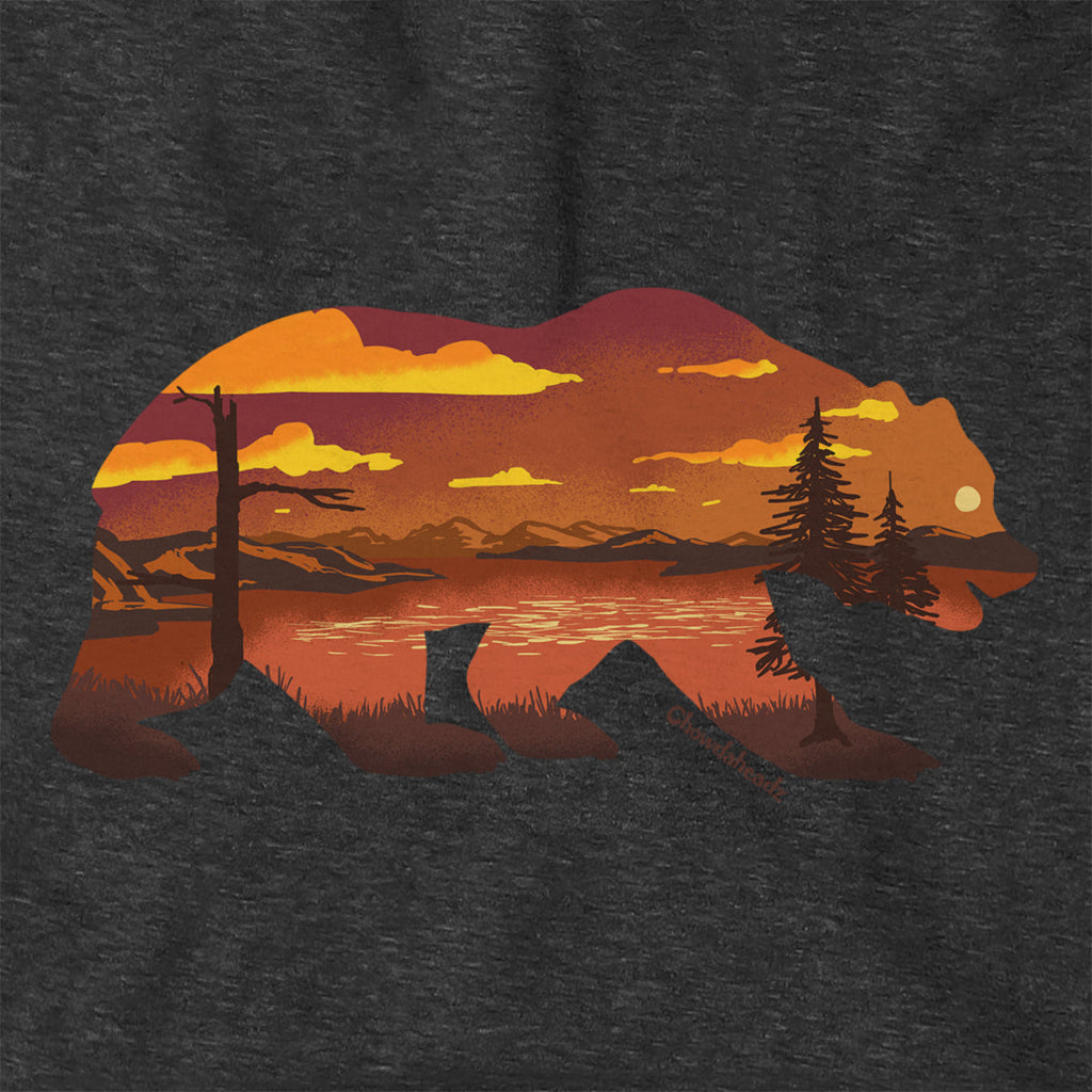 Lakeside Bear Silhouette Hoodie product image 2