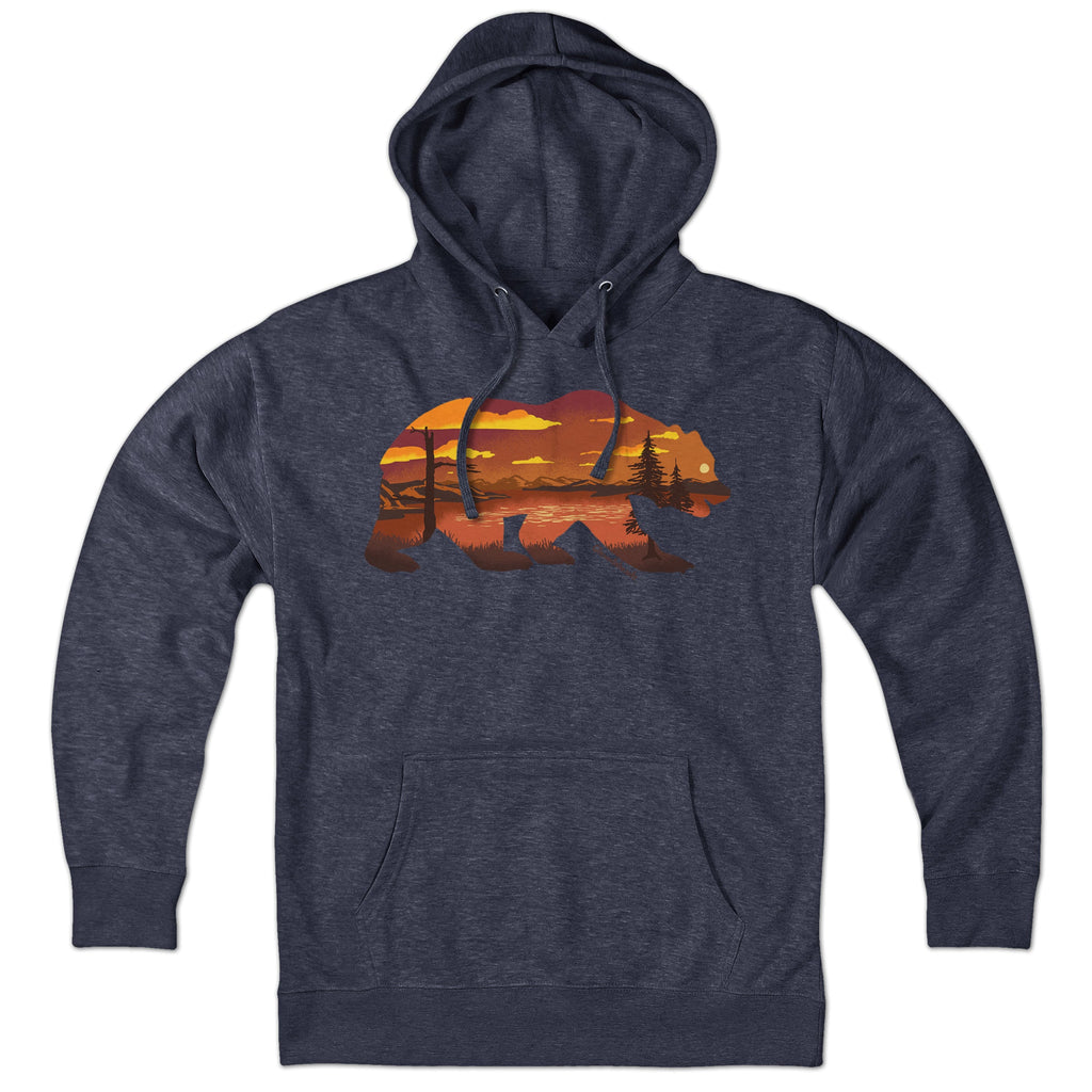 Lakeside Bear Silhouette Hoodie product image 3
