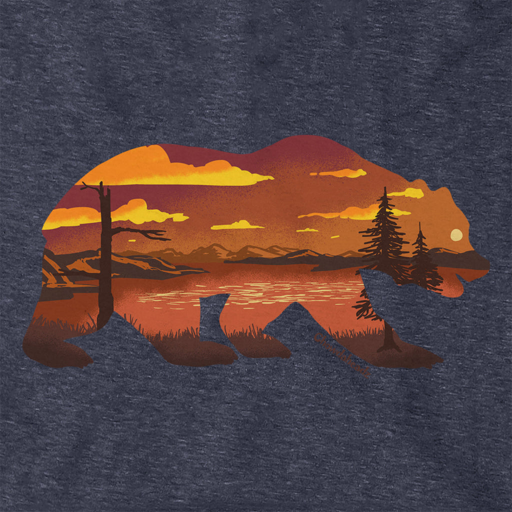 Lakeside Bear Silhouette Hoodie product image 4