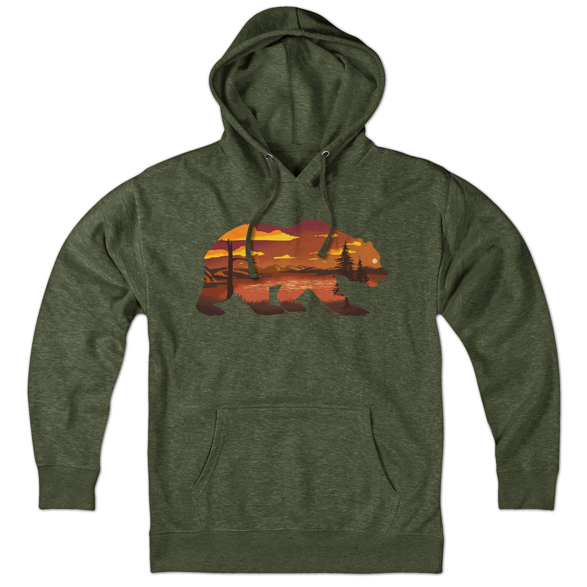 Lakeside Bear Silhouette Hoodie product image 5