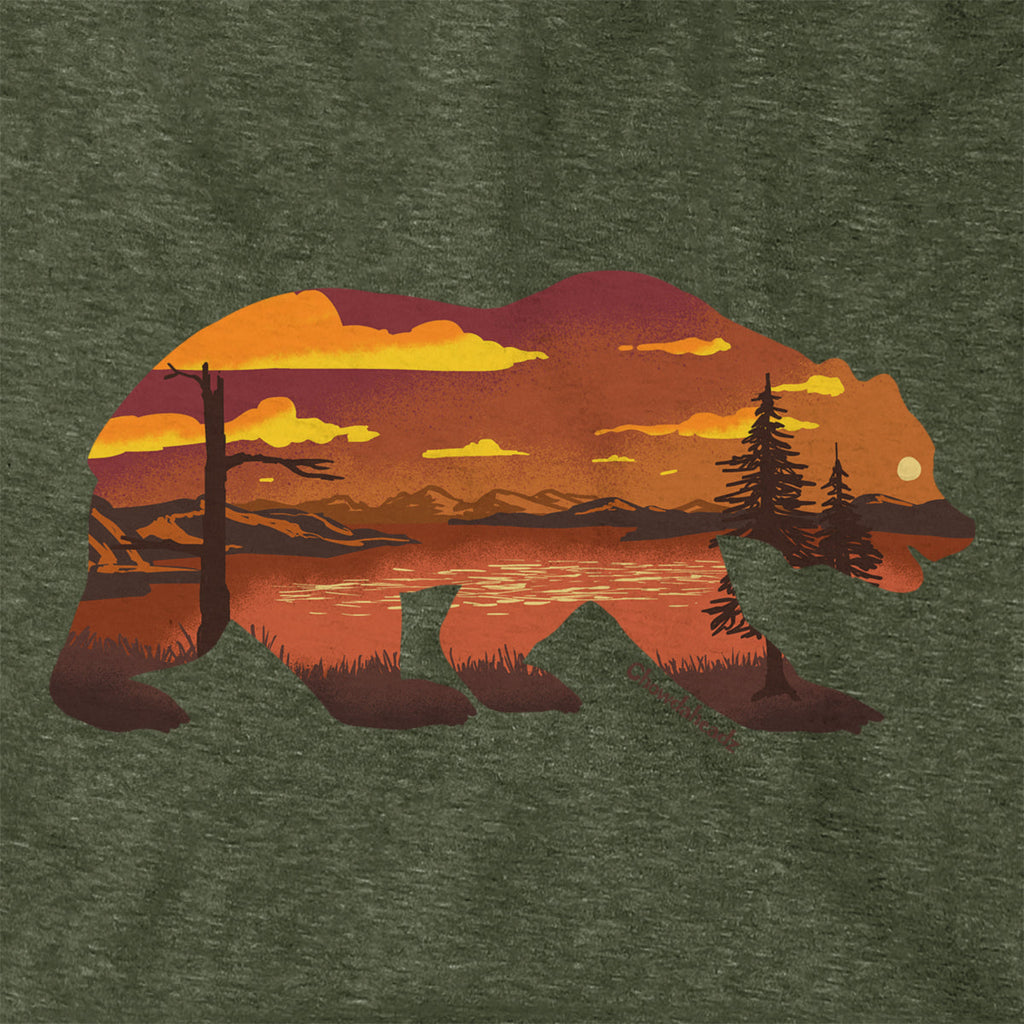 Lakeside Bear Silhouette Hoodie product image 6