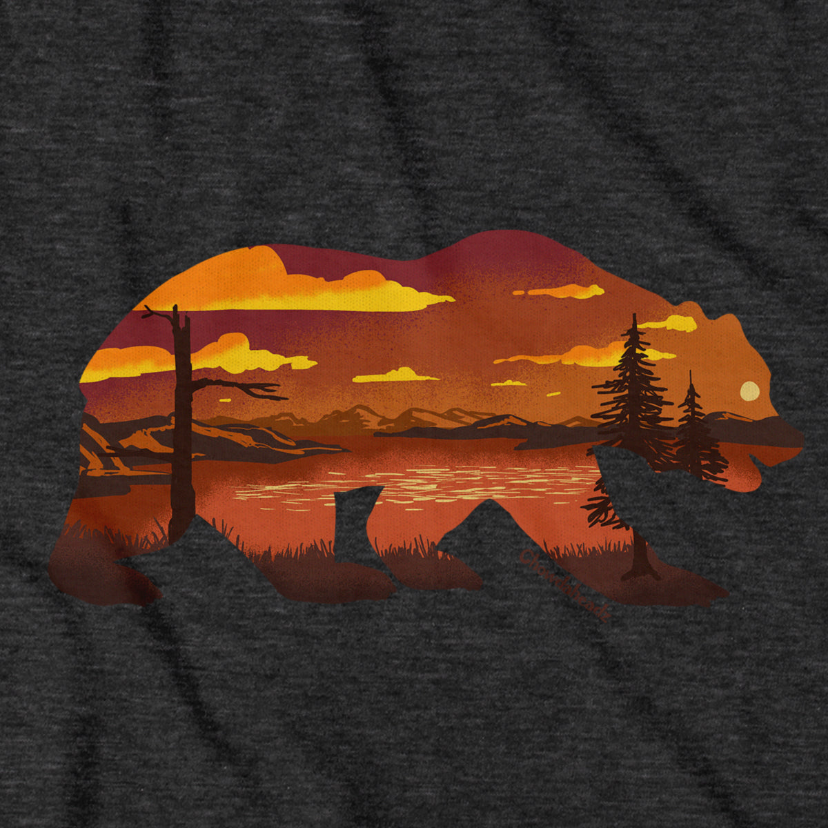 Lakeside Bear Silhouette T-Shirt product image 2