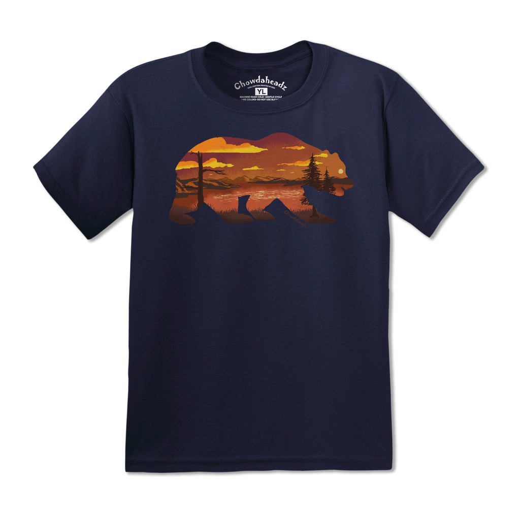 Lakeside Bear Silhouette Youth T-Shirt product image 3