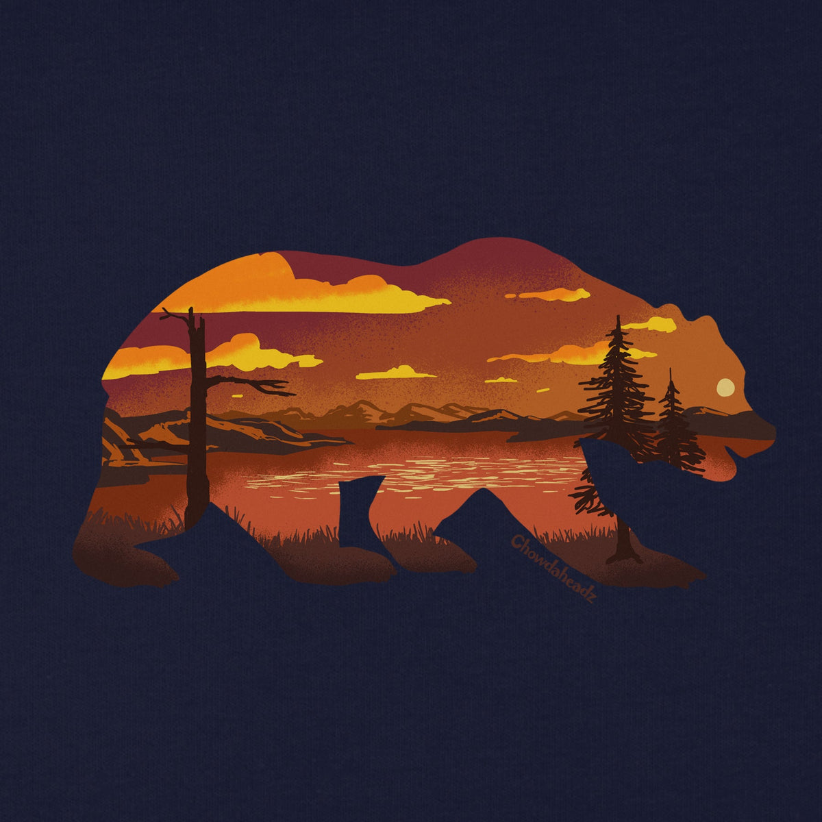 Lakeside Bear Silhouette Youth T-Shirt product image 4