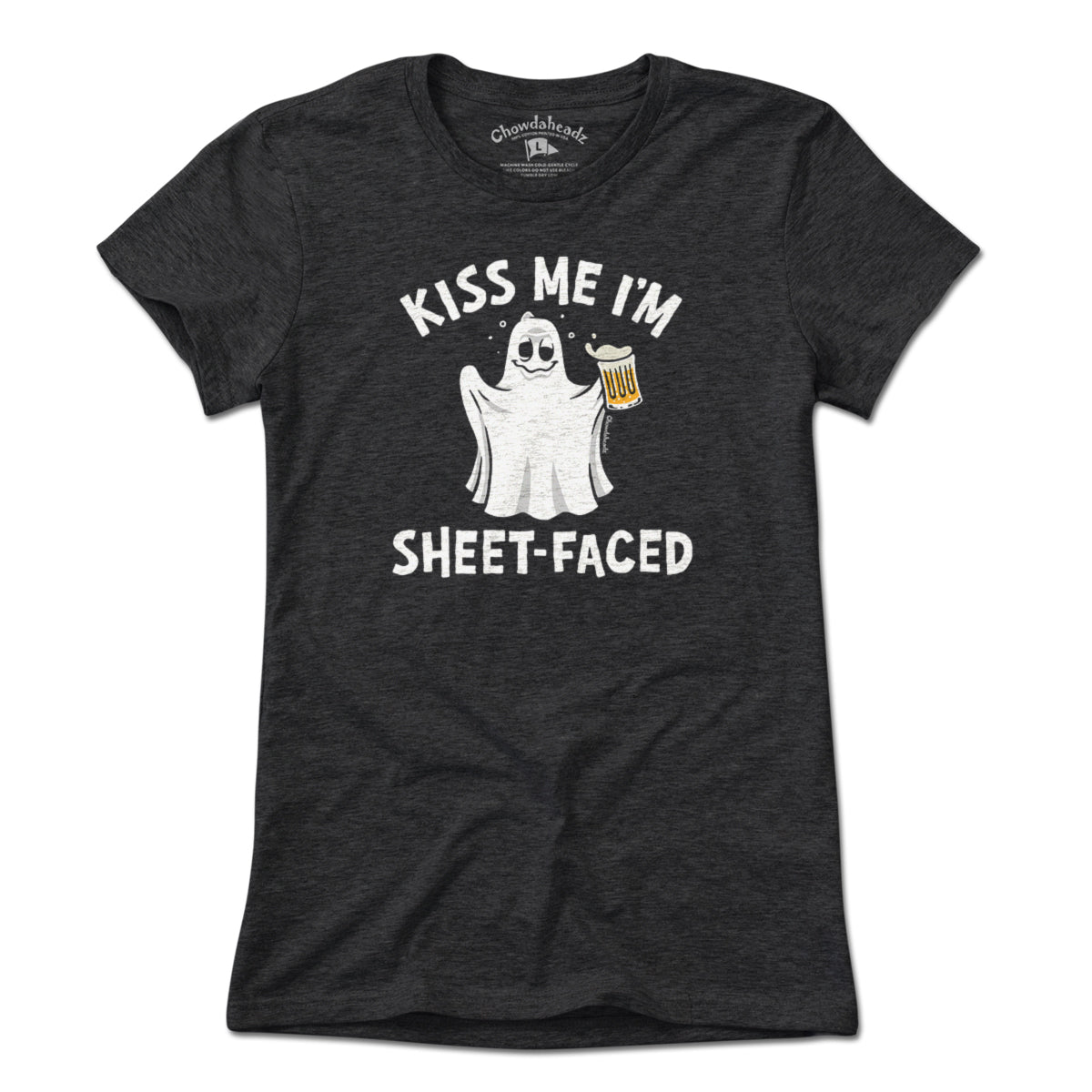 Kiss Me I'm Sheet-Faced Ghost T-Shirt product image 4