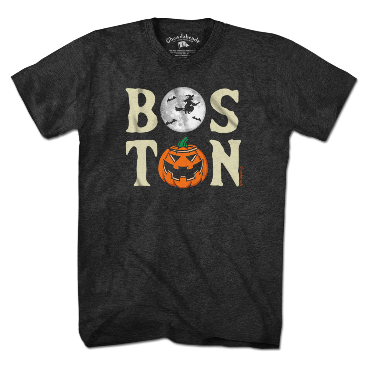 Boston Stacked Halloween T-Shirt product image 1