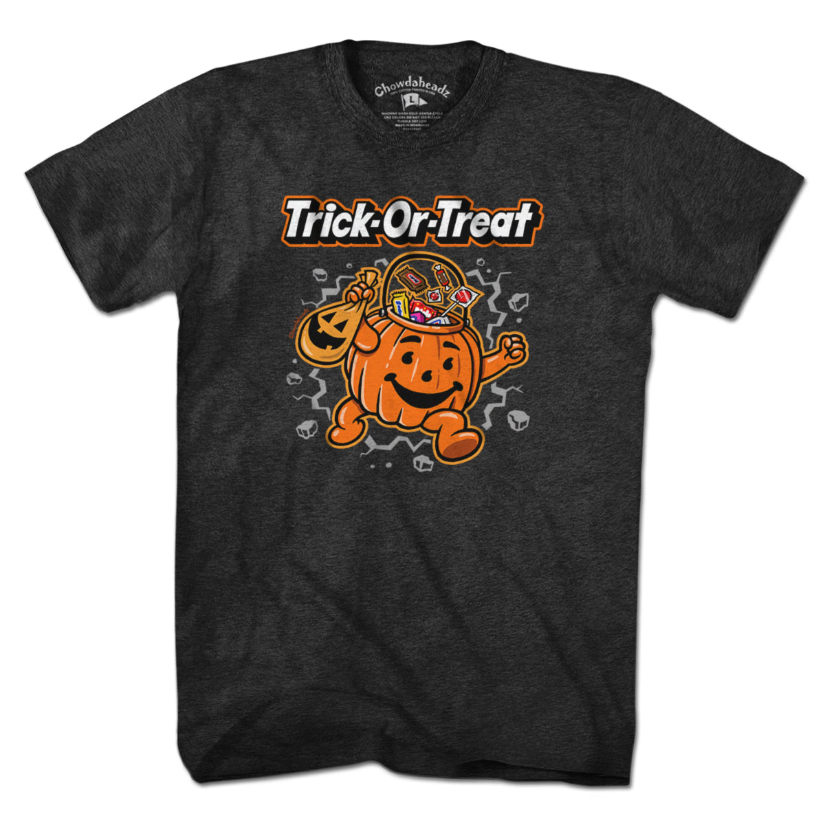 Trick-Or-Treat Pumpkin Man T-Shirt product image 1
