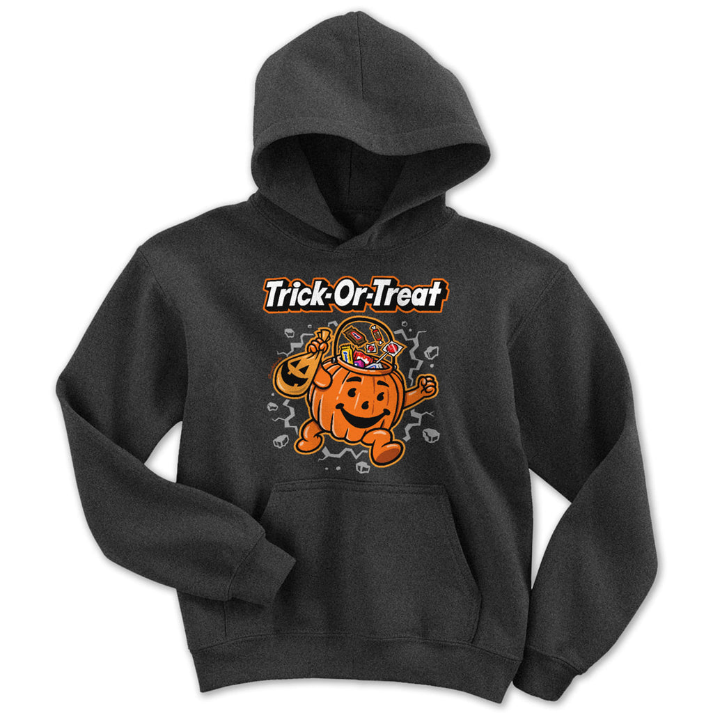 Trick-Or-Treat Pumpkin Man Youth Hoodie product image 1