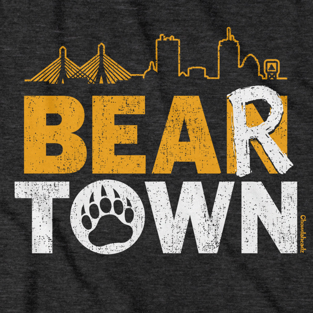 Boston Hockey Bear Town T-Shirt product image 2