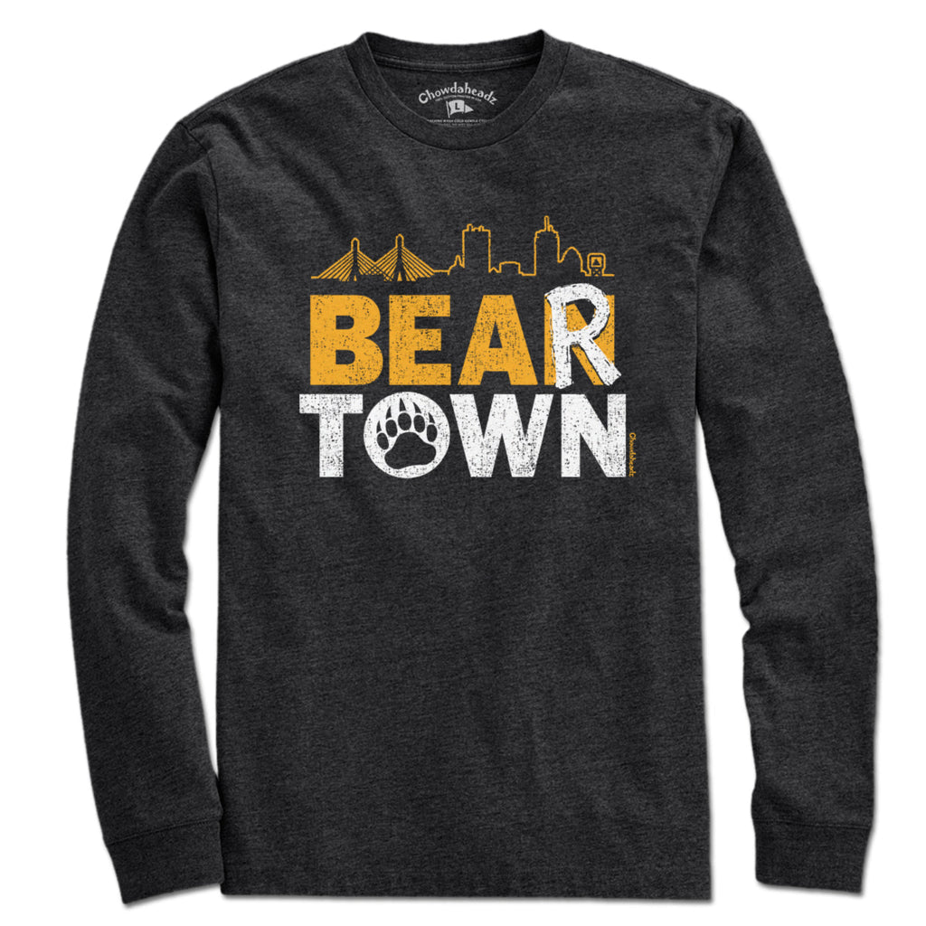 Boston Hockey Bear Town T-Shirt product image 3
