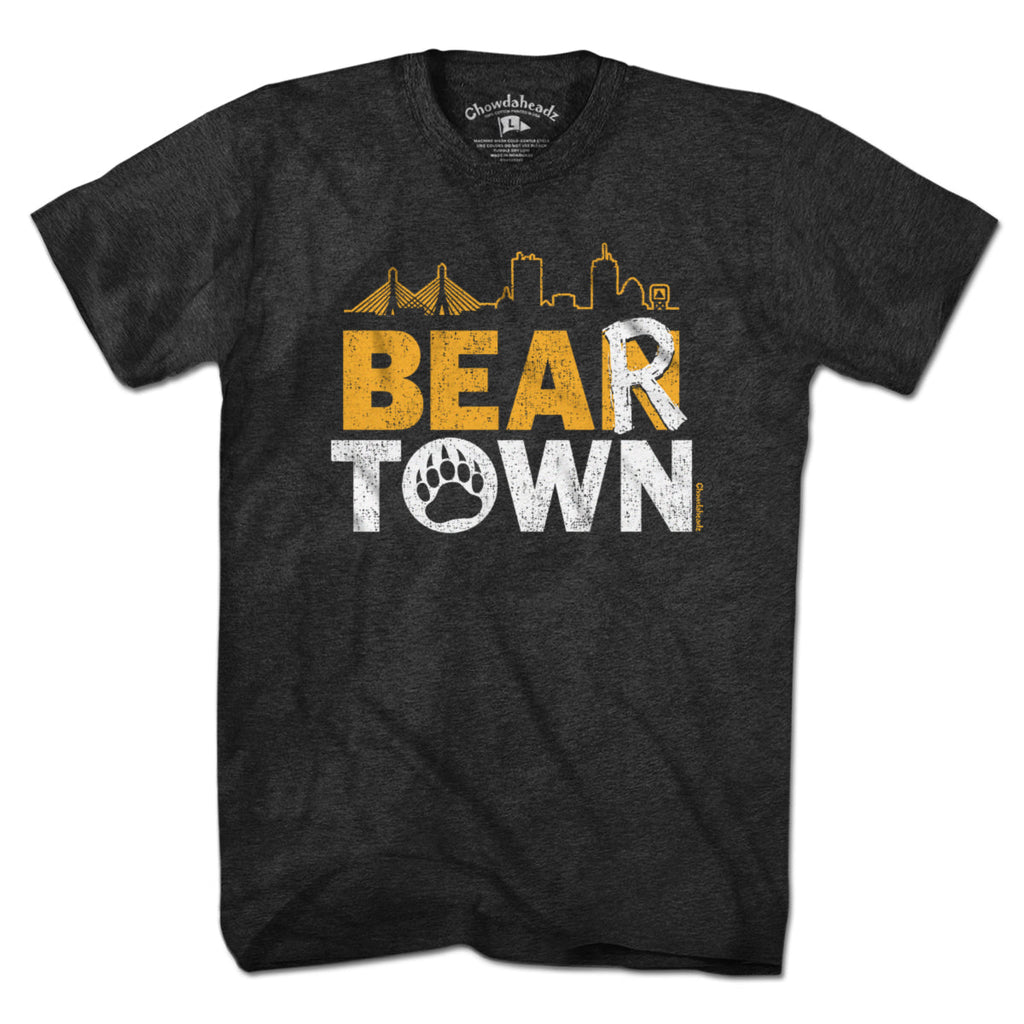 Boston Hockey Bear Town T-Shirt product image 1
