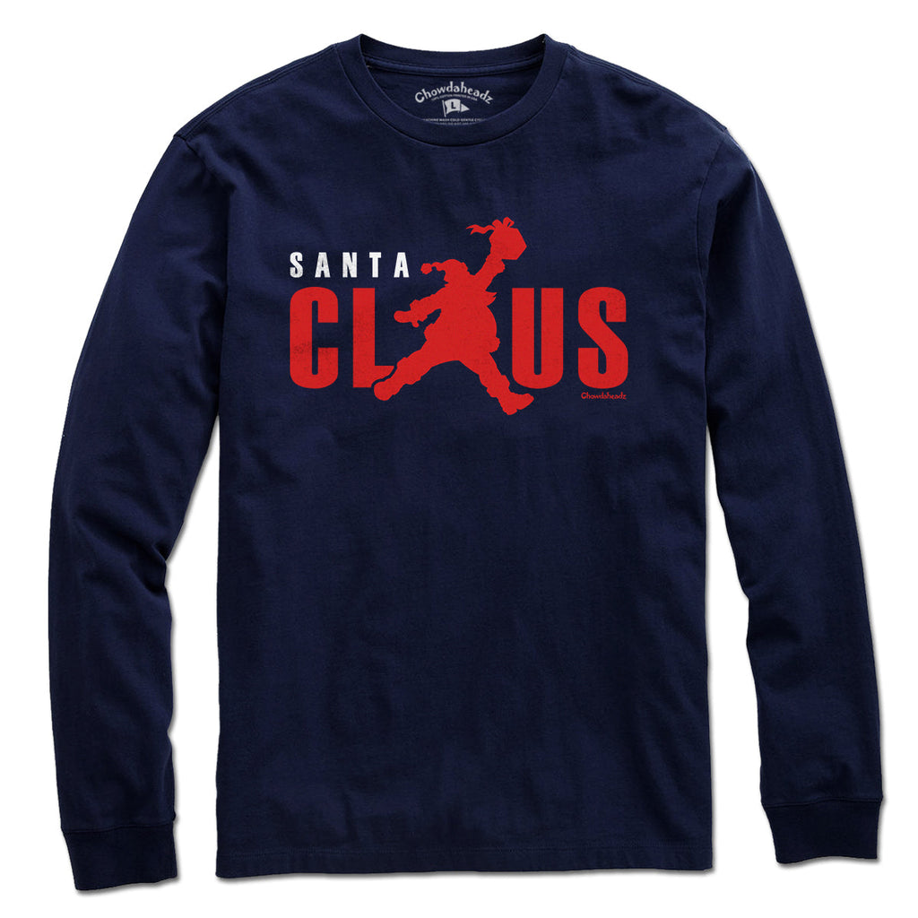 Jumping Santa Claus Logo T-Shirt product image 3