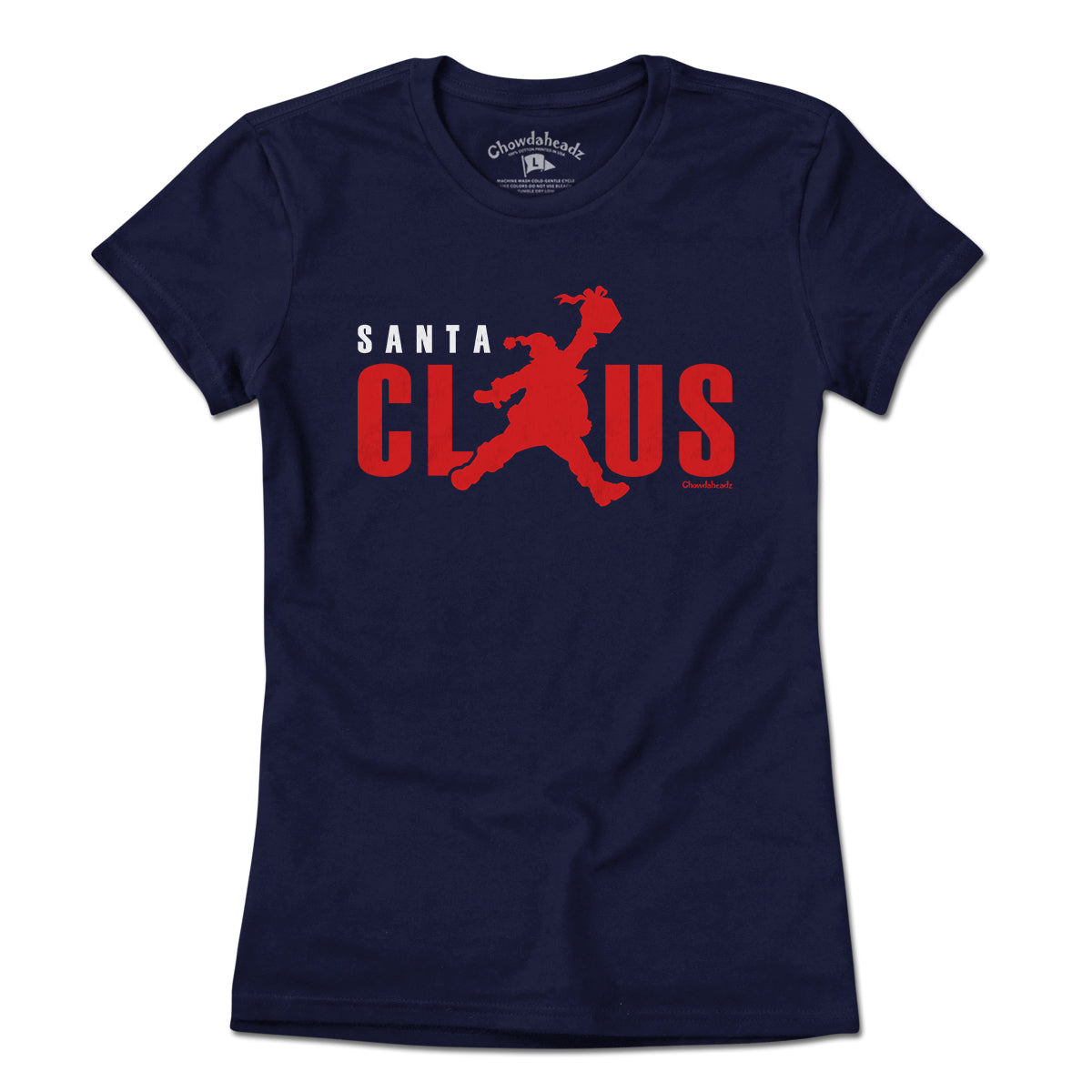 Jumping Santa Claus Logo T-Shirt product image 4