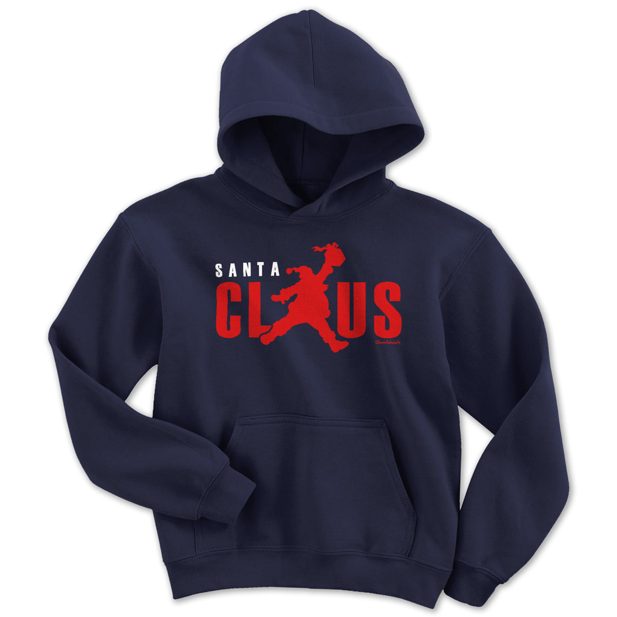 Jumping Santa Claus Logo Youth Hoodie product image 1